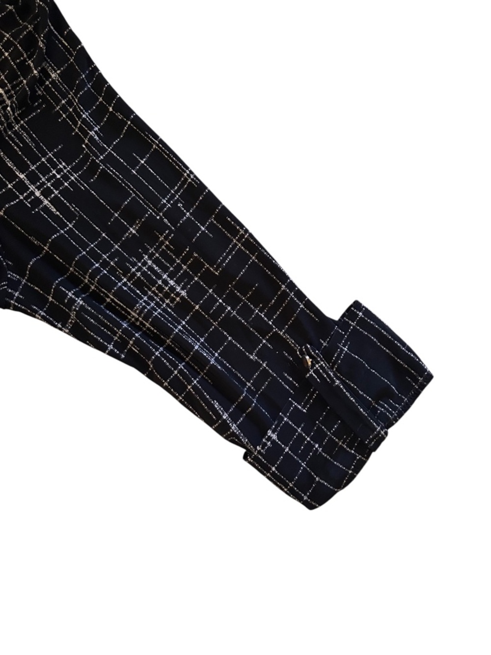 Cocomo Lightweight 3/4 Roll-up Sleeve V Neck Blouse - Picture 3 of 4